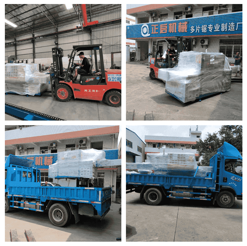 2021年7月10日發(fā)往云南普洱市-ZQ250型圓木多片鋸、自動磨鋸