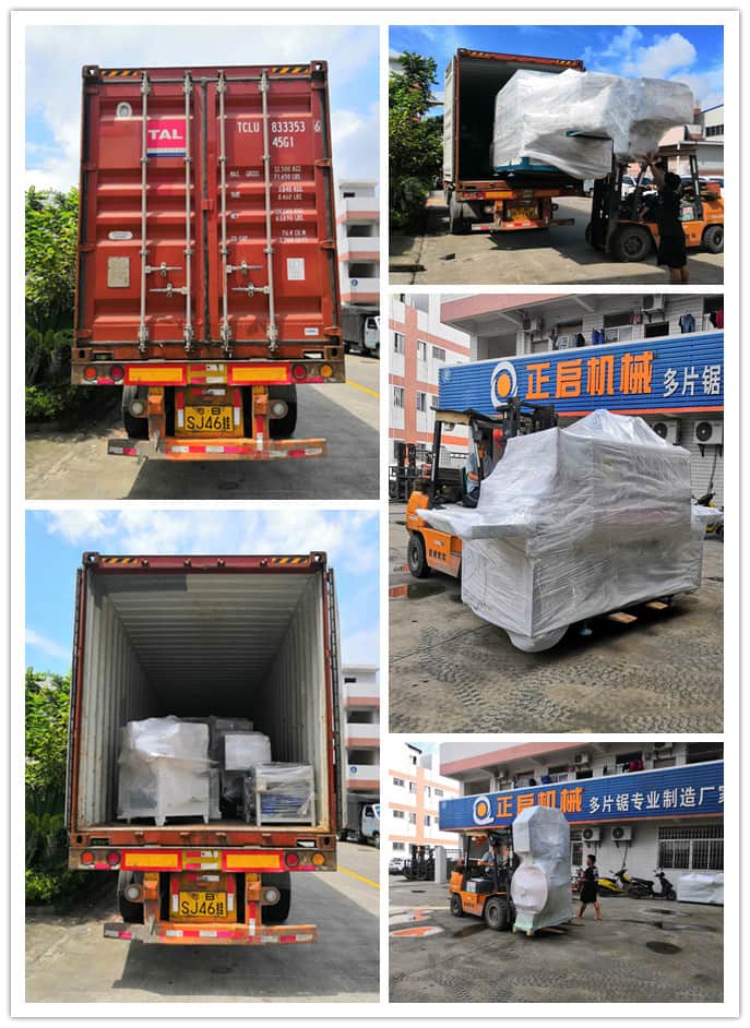 2019年7月發(fā)往厄瓜多爾--ZQ400型原木多片鋸、ZQ200型方木多