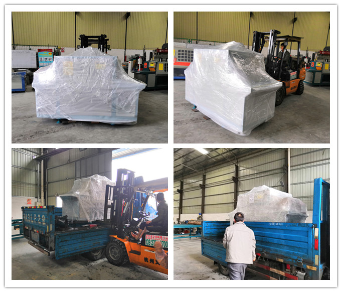 2019年3月發(fā)往新疆哈密市--ZQ150型方木多片鋸、手動磨鋸片機