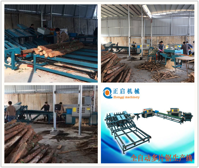 2019年1月ZQ全自動多片鋸生產(chǎn)線在廣東更合現(xiàn)場工作圖