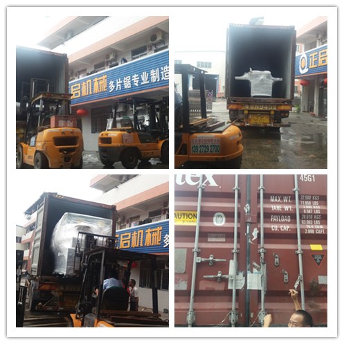 2018年5月發(fā)往馬來西亞--全自動(dòng)原木多片鋸、原木多片鋸、方