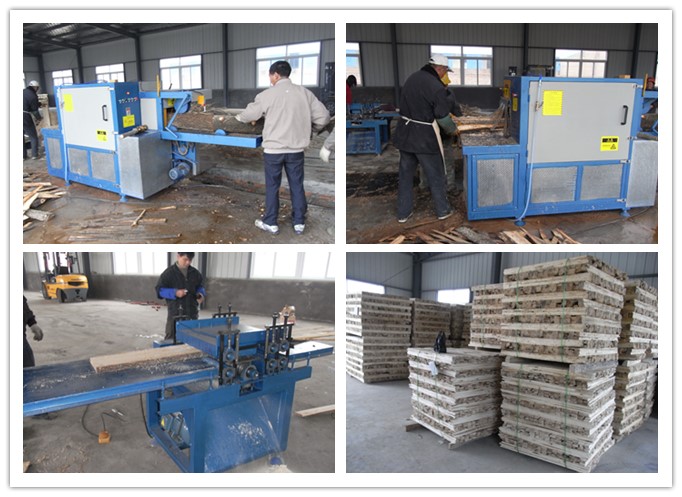 江蘇淮安市楚洲--原木、方木多片鋸、清邊機工作圖