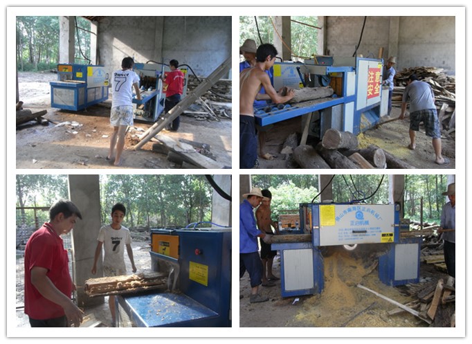 湖北荊州市-原木、方木多片鋸工作圖