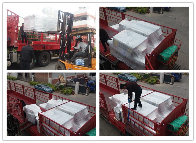 2018年4月發(fā)往新疆哈密市原木多片鋸、方木多片鋸、清邊機(jī)、