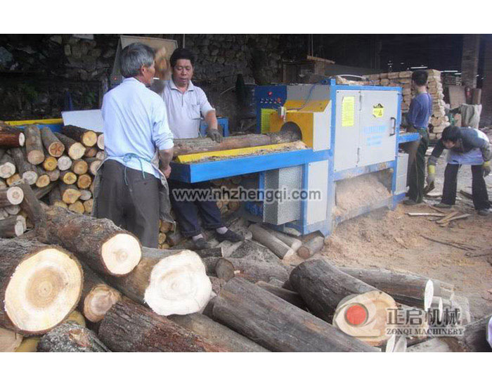 湖南省汝城縣--鋸杉木加工現(xiàn)場(chǎng)