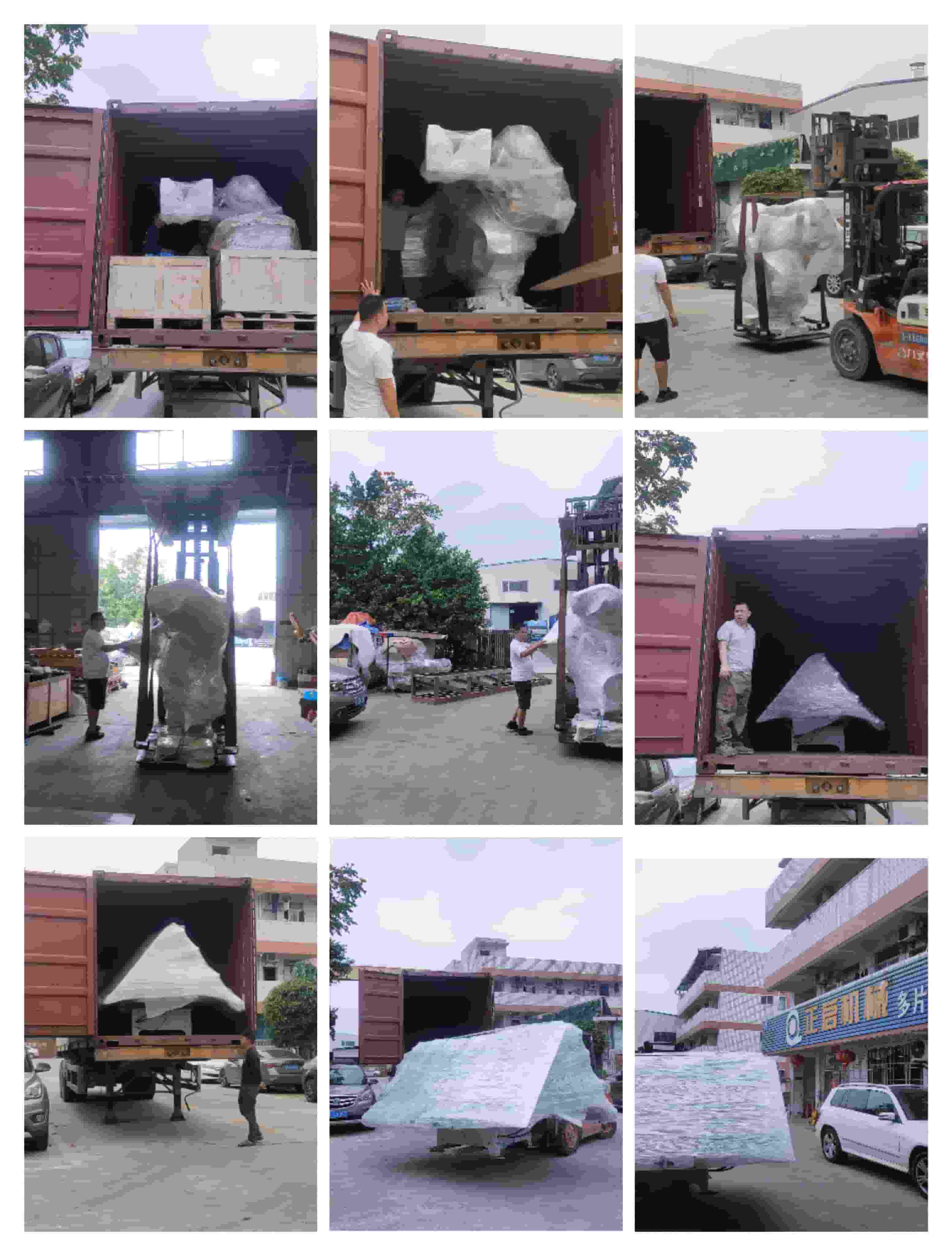 2023年4月14日發(fā)歐洲捷克裝柜-釘托盤ABB機(jī)器人、旋轉(zhuǎn)工作臺(tái)